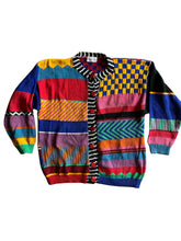 Load image into Gallery viewer, Funky vintage knit cardigan
