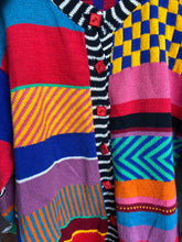 Load image into Gallery viewer, Funky vintage knit cardigan