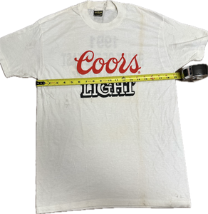 1991 Coors Light Beats Of The East Tournament Tee
