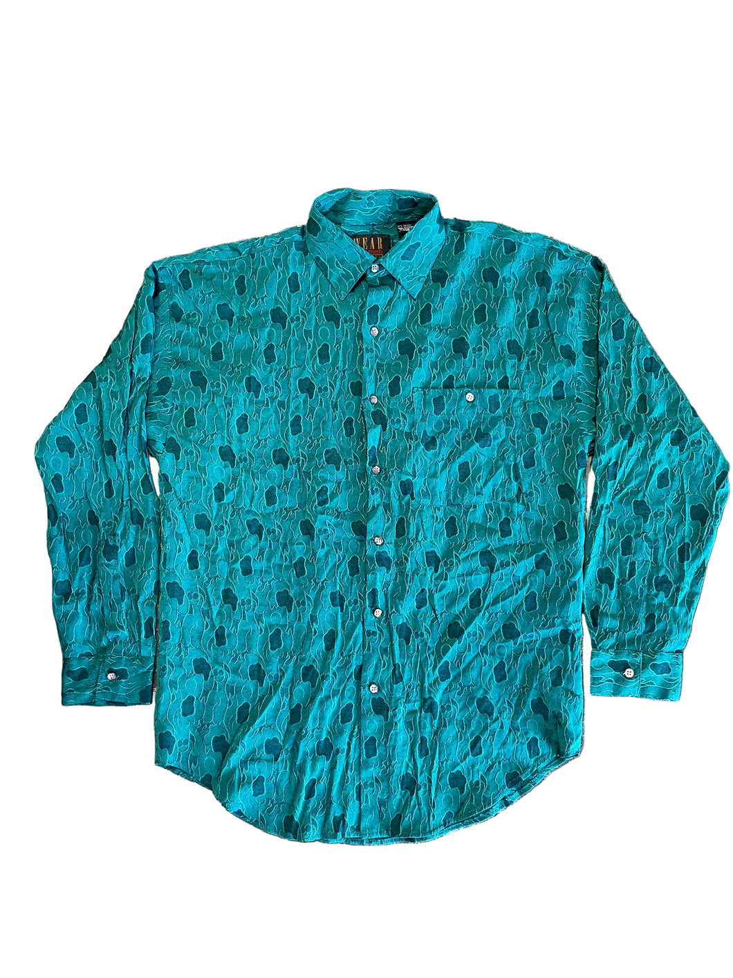 Vintage Jewel Toned Western Button-Up