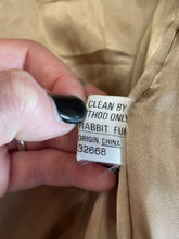 Load image into Gallery viewer, Vintage Niki Hong Kong Rabbit Fur Jacket