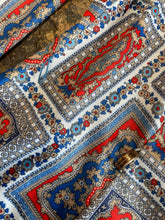 Load image into Gallery viewer, Vintage Sears Doubleknits Printed Button-Down Top