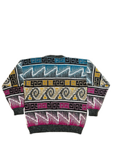 Load image into Gallery viewer, Exchange Unlimited Colorful Patterned Sweater