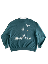 Load image into Gallery viewer, Vintage Autumn Chickadee Granny Sweatshirt