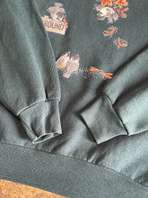 Load image into Gallery viewer, Vintage Autumn Chickadee Granny Sweatshirt