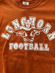 Youth longhorn football tee