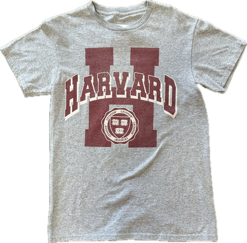 Harvard crimson tee