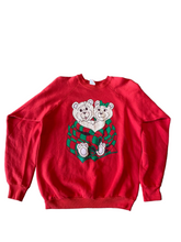 Load image into Gallery viewer, Vintage Cuddling Bear Crewneck Sweatshirt