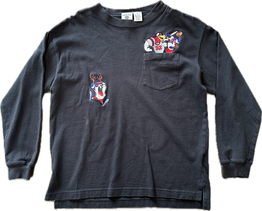 YOUTH embroidered looney Tunes long sleeve
