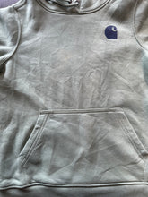 Load image into Gallery viewer, Light teal Carhartt hoodie ￼