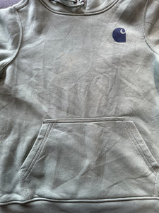 Light teal Carhartt hoodie ￼