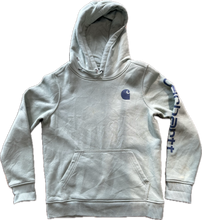 Load image into Gallery viewer, Light teal Carhartt hoodie ￼