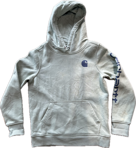 Light teal Carhartt hoodie ￼