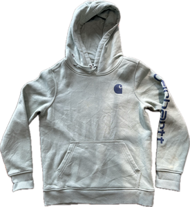 Light teal Carhartt hoodie ￼