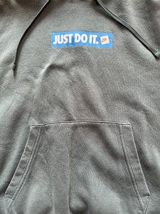 Green Nike just do it hoodie