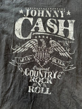 Load image into Gallery viewer, Johnny Cash man in black tee