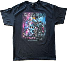 Load image into Gallery viewer, Iron Maiden future past tour tee