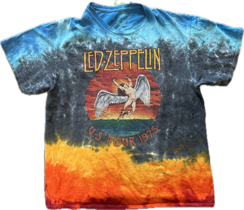 Les zeppelin tie-dye tour tee ￼