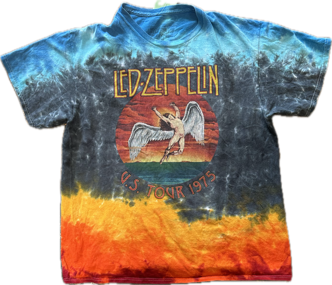 Les zeppelin tie-dye tour tee ￼