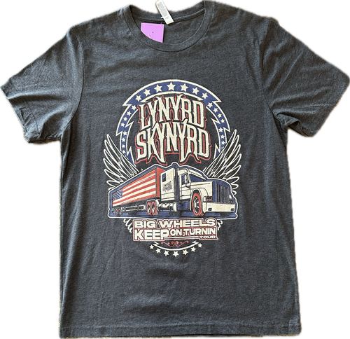 Lynyrd skynyrd big wheels tee