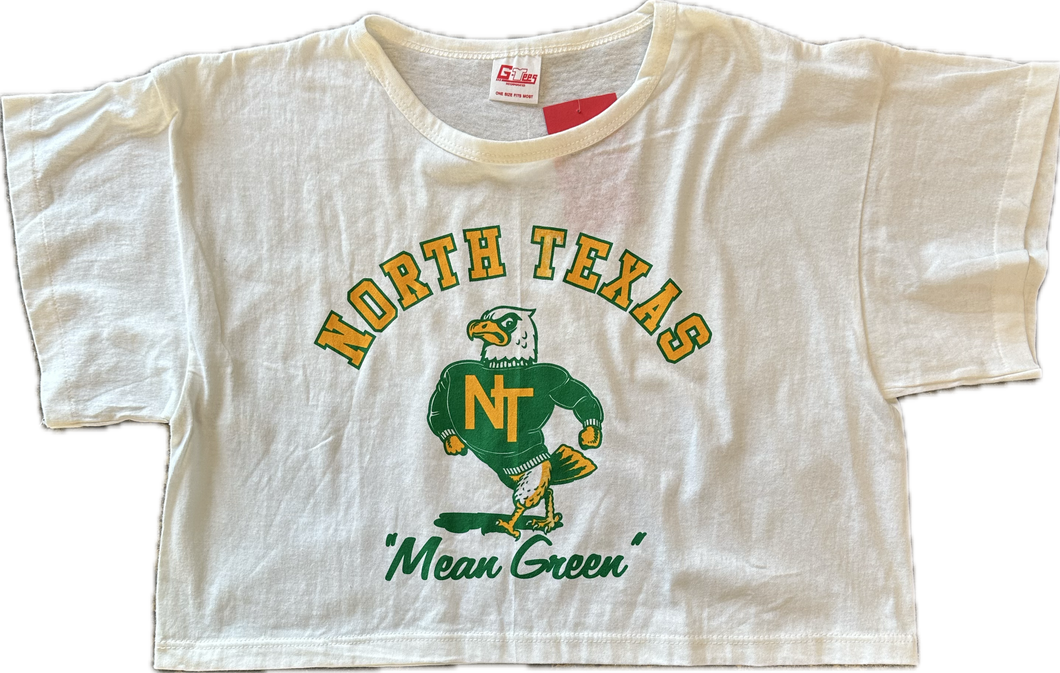 North Texas mean green crop top ￼