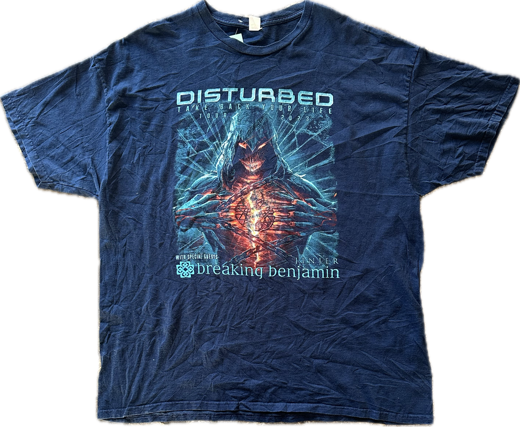 Disturbed take back your life tee ￼